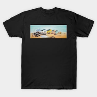 Beach Huts - Mudeford Spit, Christchurch, Dorset T-Shirt